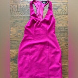 Racerback Pink Mini Dress